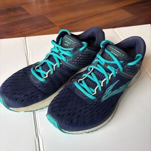 Brooks Ravenna 9 Navy Teal‎ Running Shoes Women's Athletic Sneakers Size 7